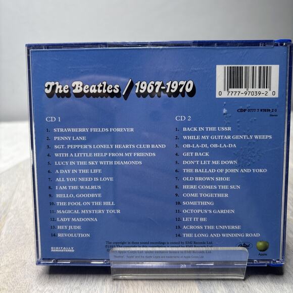 The Beatles – 1967–1970 “Blue Album” 2 CD Compilation Apple Records - Picture 2 of 6